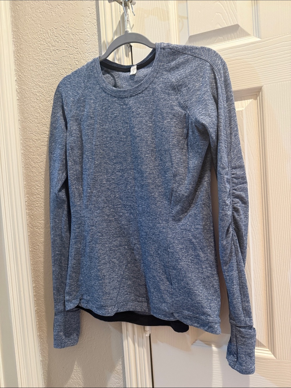 lululemon athletica RuluHeather Blue Long-Sleeve Crew